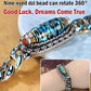 🌟【Good luck】👍Turquoise Six-character Mantra Nine-eyed Dzi Bead Bracelet