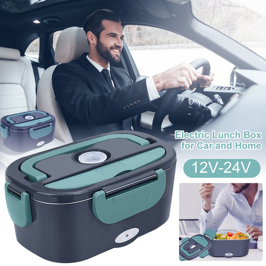 🔥🔥🔥2-in-1 Portable Dual Voltage Electric Lunch Box