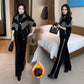 ❄️Winter Specials❄️ Ladies Fashion Casual Plush 2-Piece Set