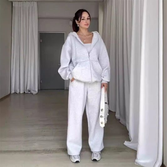 [Black Friday 50% off] Women's stylish hoodie and jogging pants two-piece set