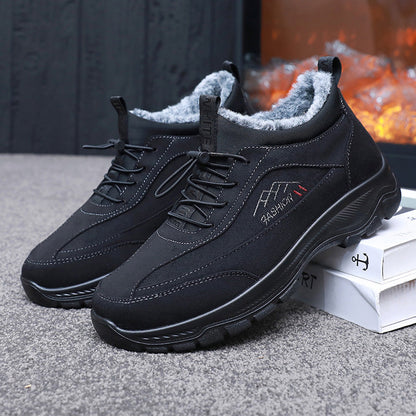 Men's Plush Lined Warm Sneakers