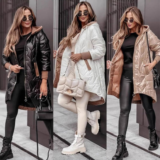 ✨Winter Offer & Limited Time💖Women's Warm Irregular Hem Jacket