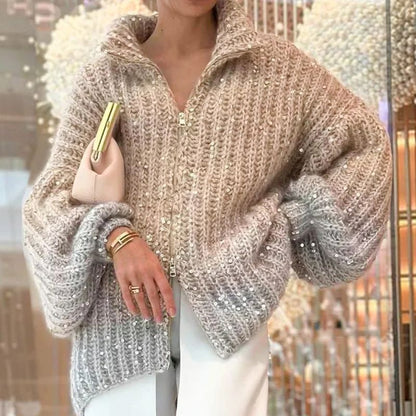 🎅 Black Friday Christmas Cheer! Get festive with our Sequin Knit Cardigan🎄✨ Enjoy FREE Shipping & Shop the Best Deals of the Season!