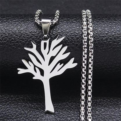 Tree of Life Cutout Necklace