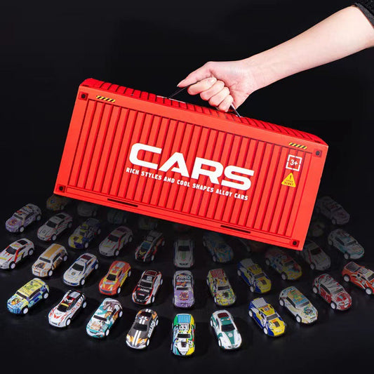 🔥[Lowest Price Ever] 🔥48 Mini Pull Back Cars with Built-in Garage