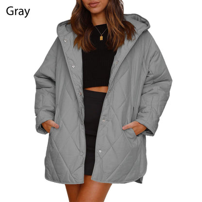 🔆🔆Women's Winter Trendy Lightweight Hooded Quilted Jacket